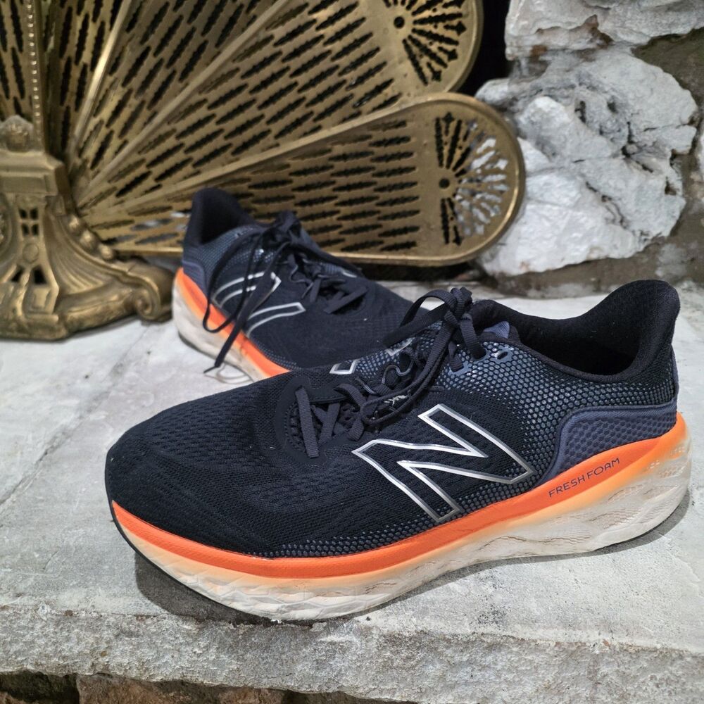 New Balance Sz 12.5 Wide 'Fresh Foam' V3 Men's Shoes Eclipse/ Vibrant Orange